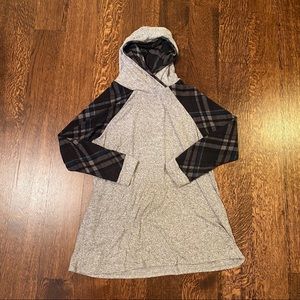 Soft Plaid Hooded Sweater